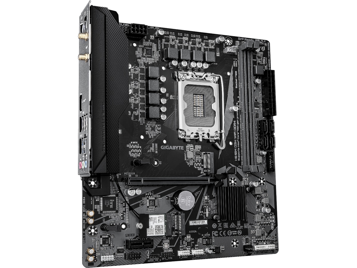 Gigabyte H610M D3H DDR4 WIFI Moderkort Intel Socket