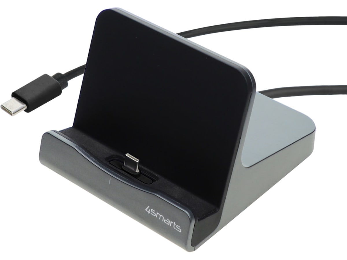 4smarts 60W USB-C laddningsstation (svart) Laddstation