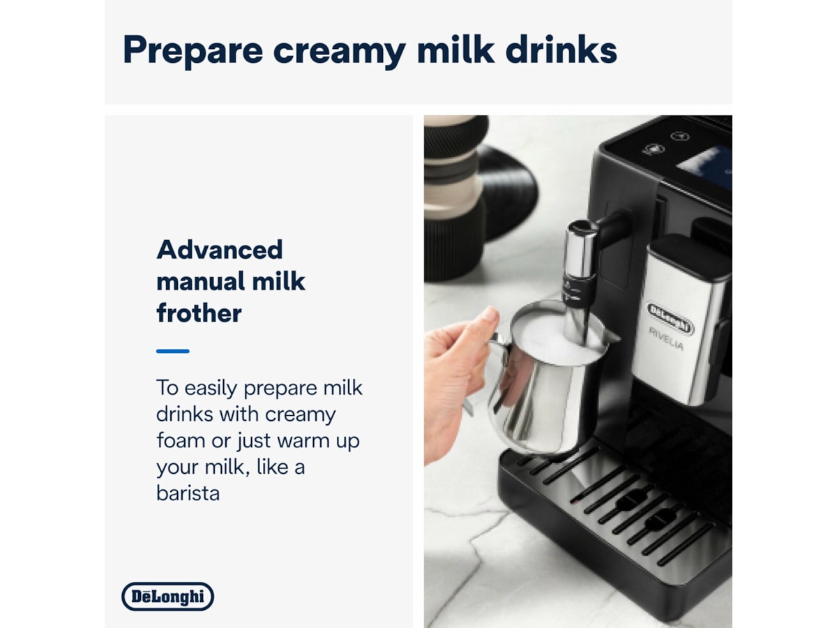 DeLonghi Rivelia EXAM440.35.B automatisk kaffemaskin Espressomaskiner