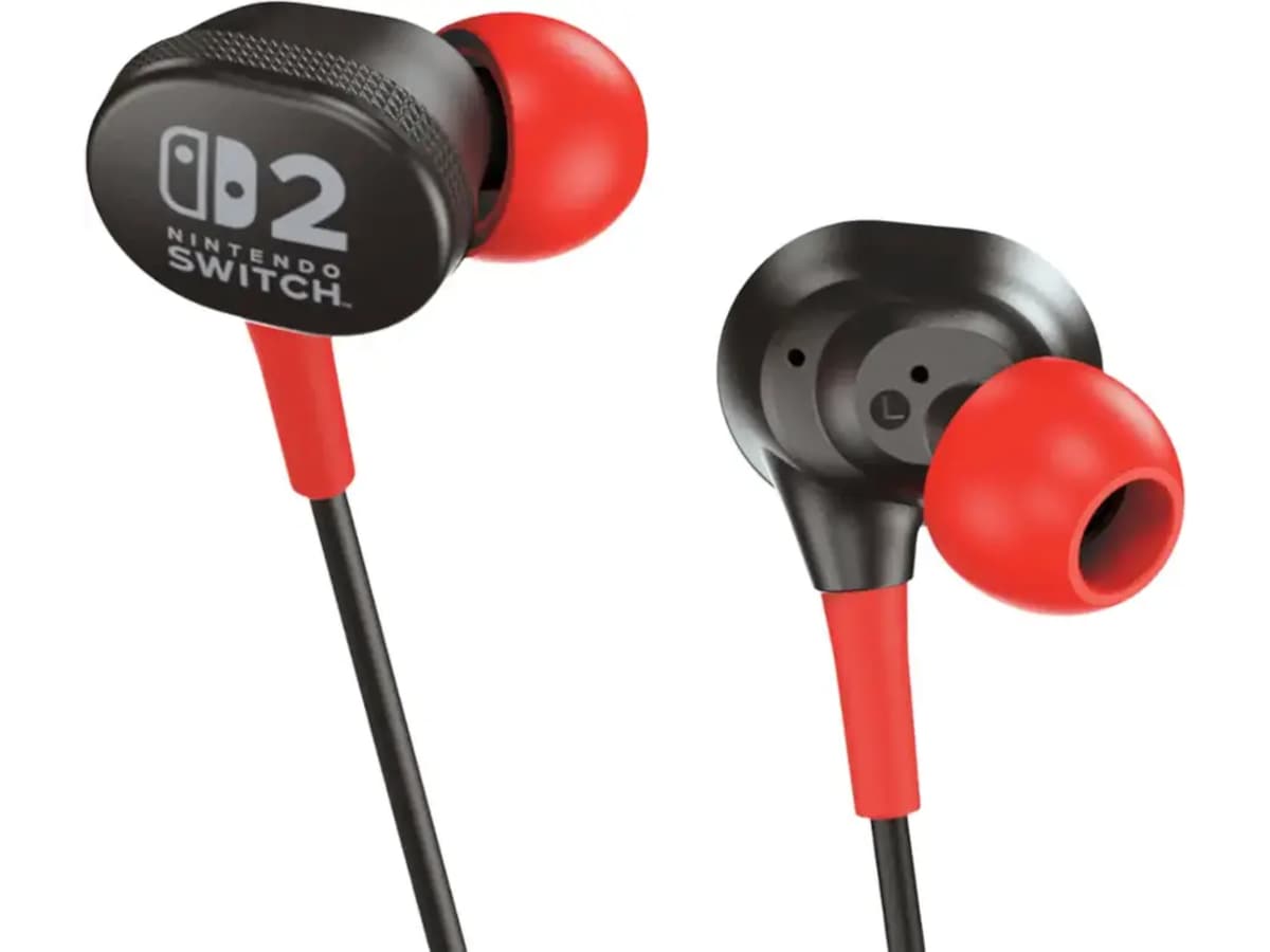 PowerA Trådbundna hörlurar Nintendo Switch 2 (svart) Tillbehör