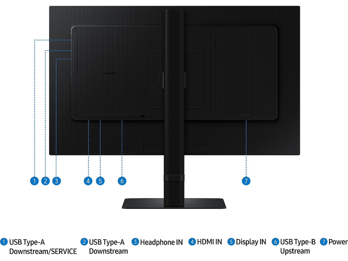 Samsung 24" ViewFinity S6 skärm S24D600EA Datorskärm