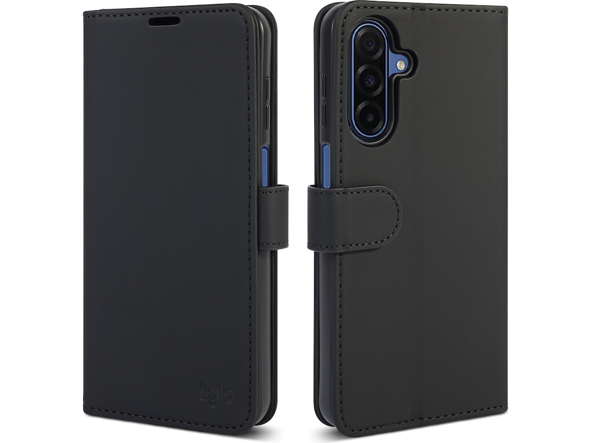 iiglo Galaxy A17 Plånboksfodral (svart) Skydd