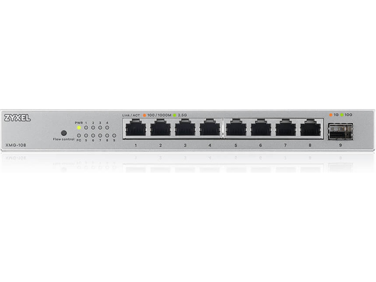 Zyxel switch XMG-108 Switchar
