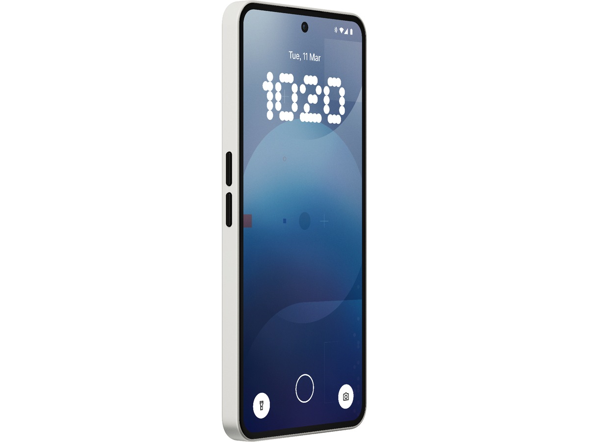 Nothing Phone (3a) 128GB (vit) -B-Grade Demo mobiltelefoner