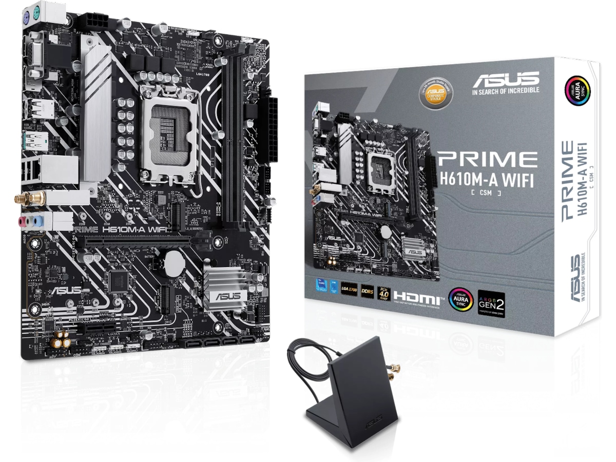 ASUS PRIME H610M-A WIFI Moderkort Intel Socket