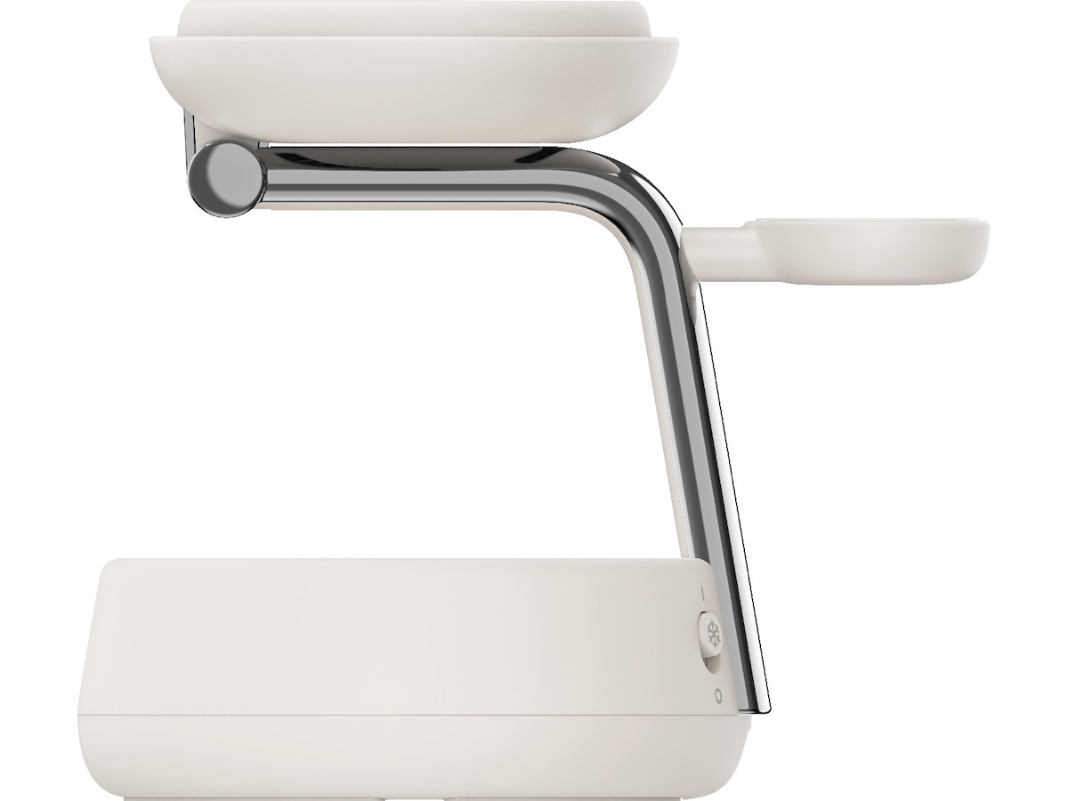 Belkin UltraCharge Pro 3-i-1 Qi2 Laddningsstation (sand) Trådlös laddare