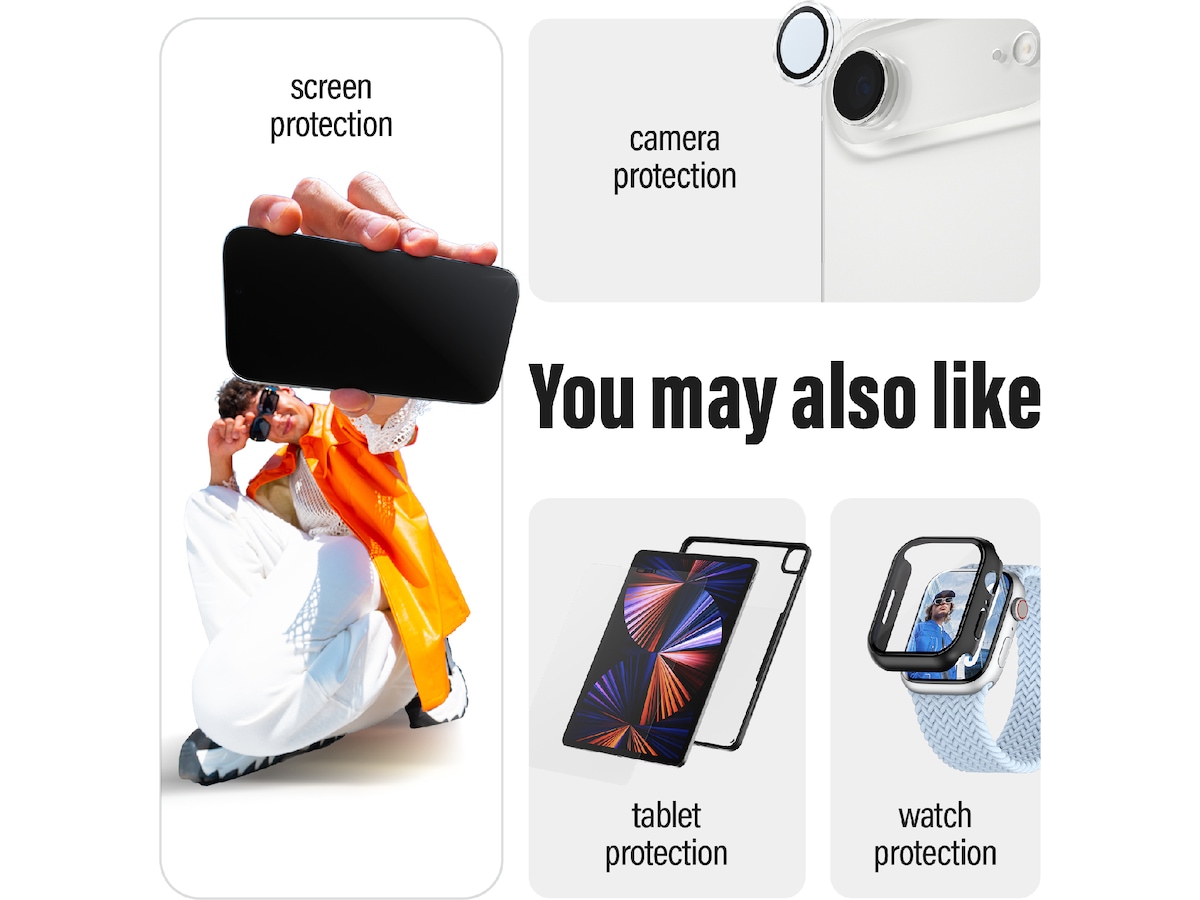 PanzerGlass CARE iPhone Air Samba Hardcase skal (svart) Skydd