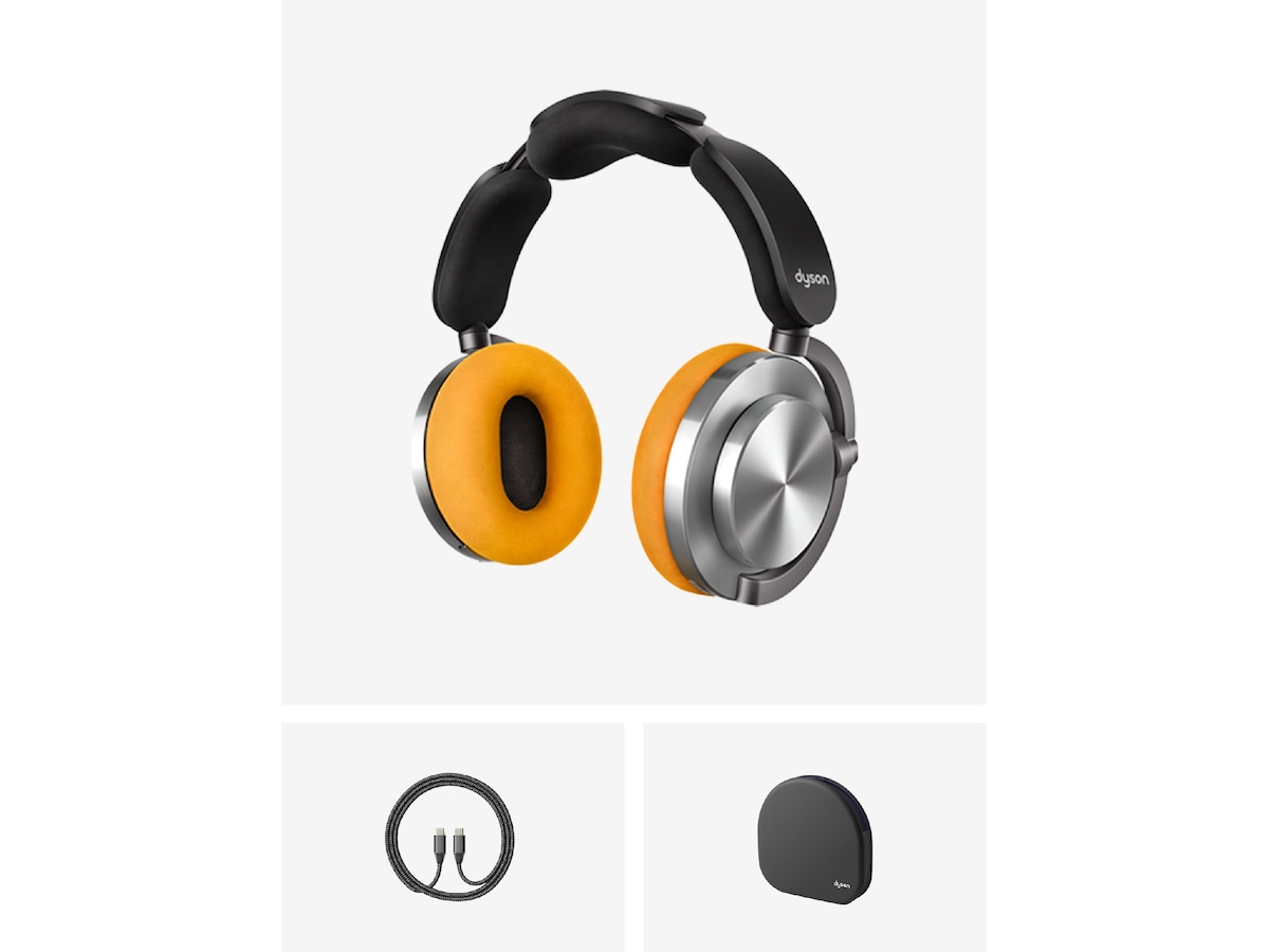 Dyson onTrac CNC Trådlösa Hörlurar, Over-Ear (aluminium) -B-Grade Demo headset