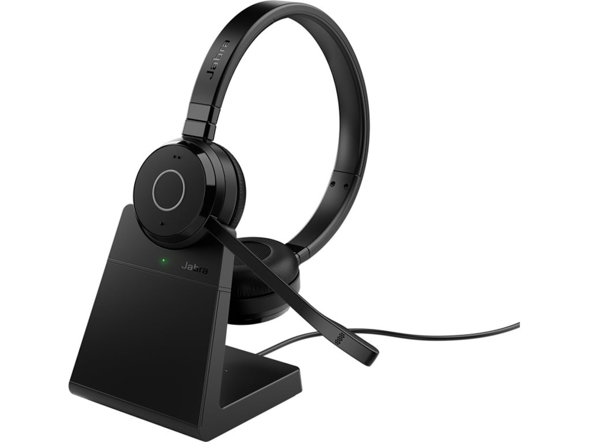 Jabra Evolve 65 TE, Link 390a MS Stereo Stand Headset trådlöst
