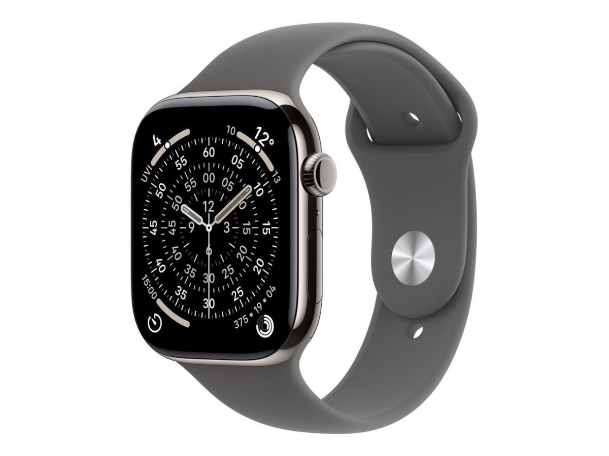 Apple Watch Series 11 GPS + LTE 42mm Titan (naturlig) Smartwatches