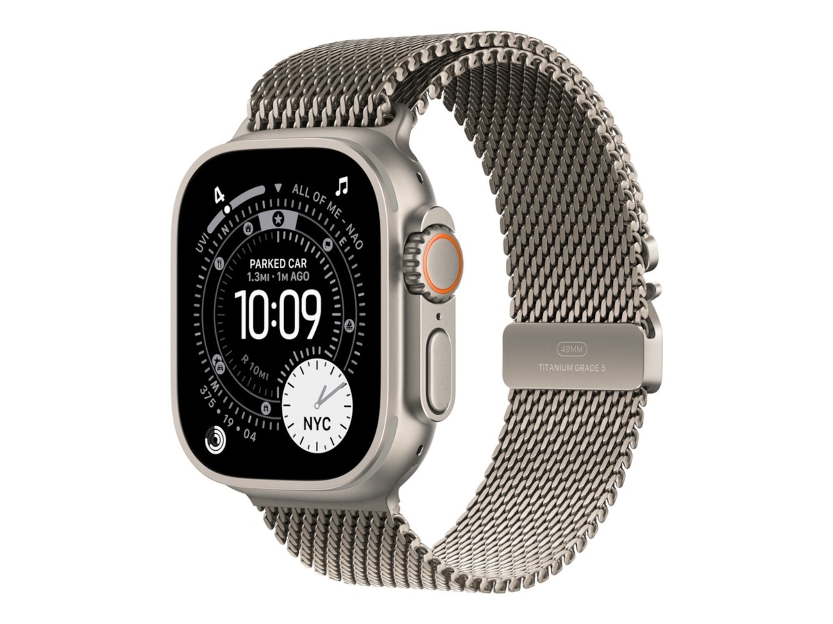 Apple Watch Ultra 3 49mm GPS + LTE Titan (naturlig) Smartwatches