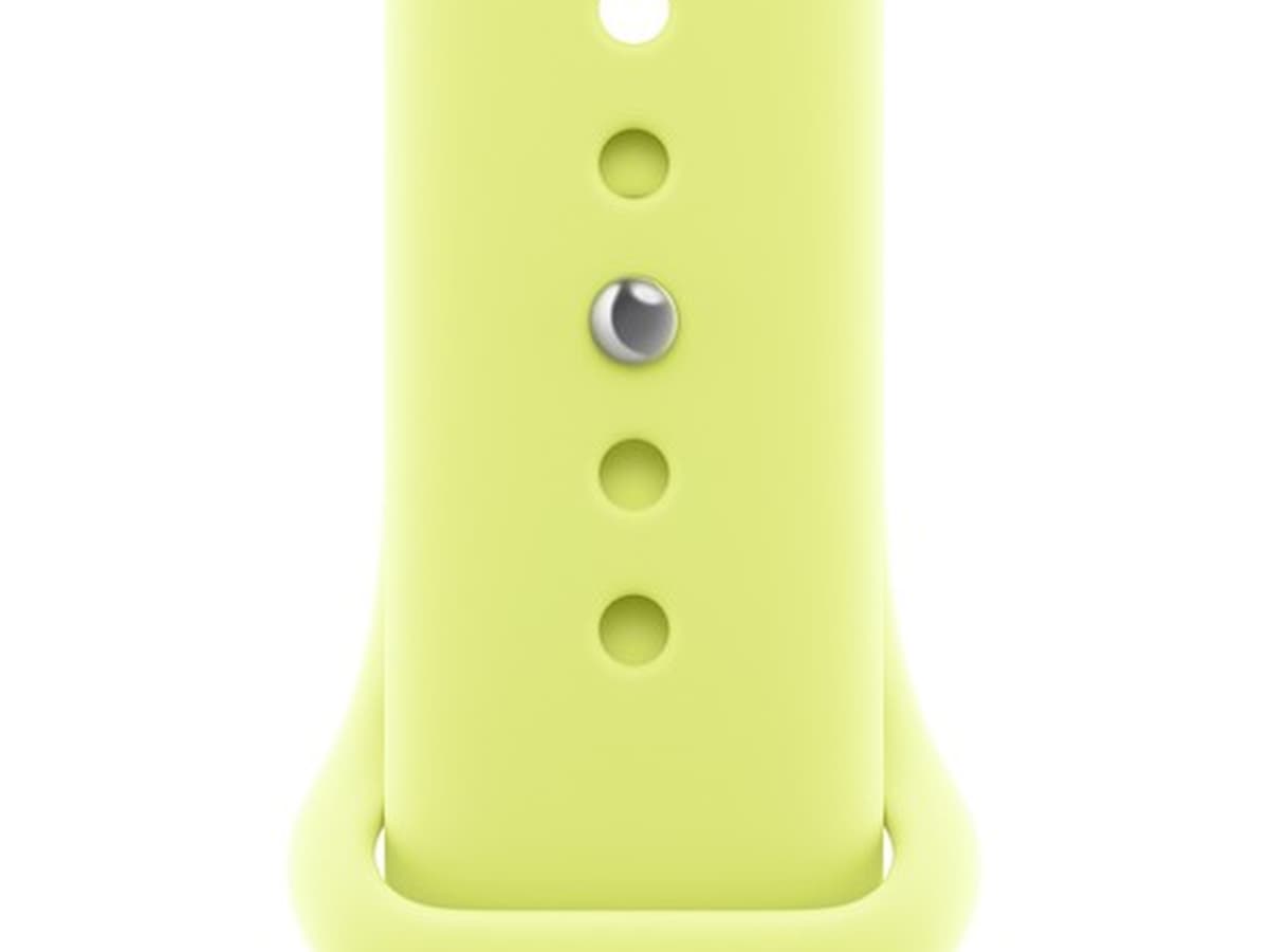 Apple Watch 46mm Sport Band (neon yellow) Armband
