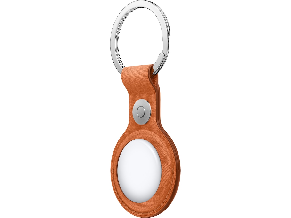 Apple AirTag FineWoven-nyckelring (rävröd) Bluetooth tracker & GPS