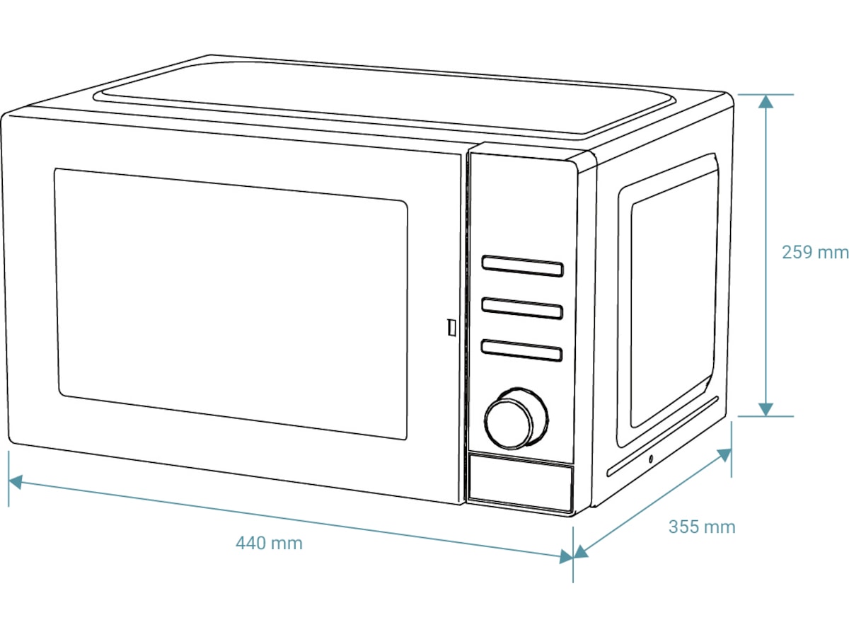 Avant Mikrovågsugn 800W 20L 8 Program Mikrovågsugn