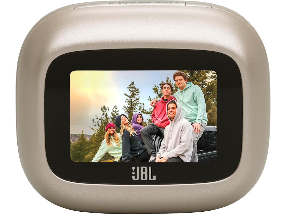 JBL Live Beam 4 trådlösa öronproppar (champagne) In-ear hörlurar