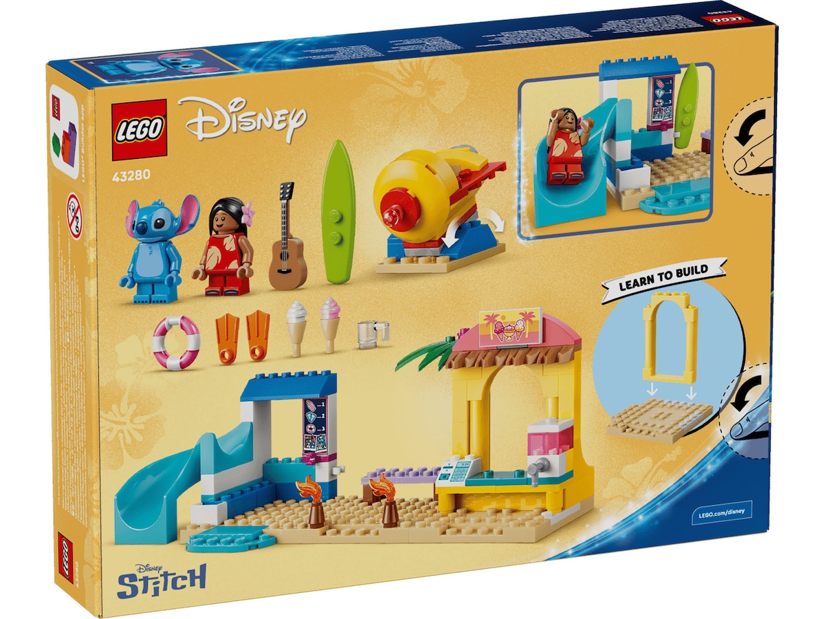 LEGO Disney Skoj på stranden med Lilo & Stitch 43280 LEGO