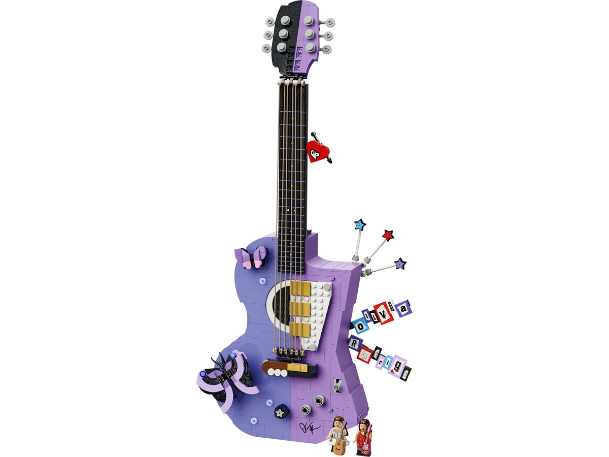 LEGO Editions Music Olivia Rodrigos tvåfärgade gitarr 43031 LEGO