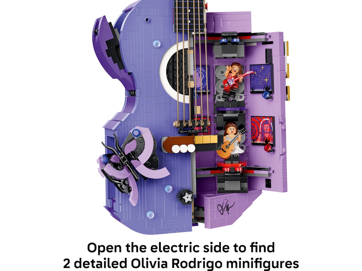 LEGO Editions Music Olivia Rodrigos tvåfärgade gitarr 43031 LEGO