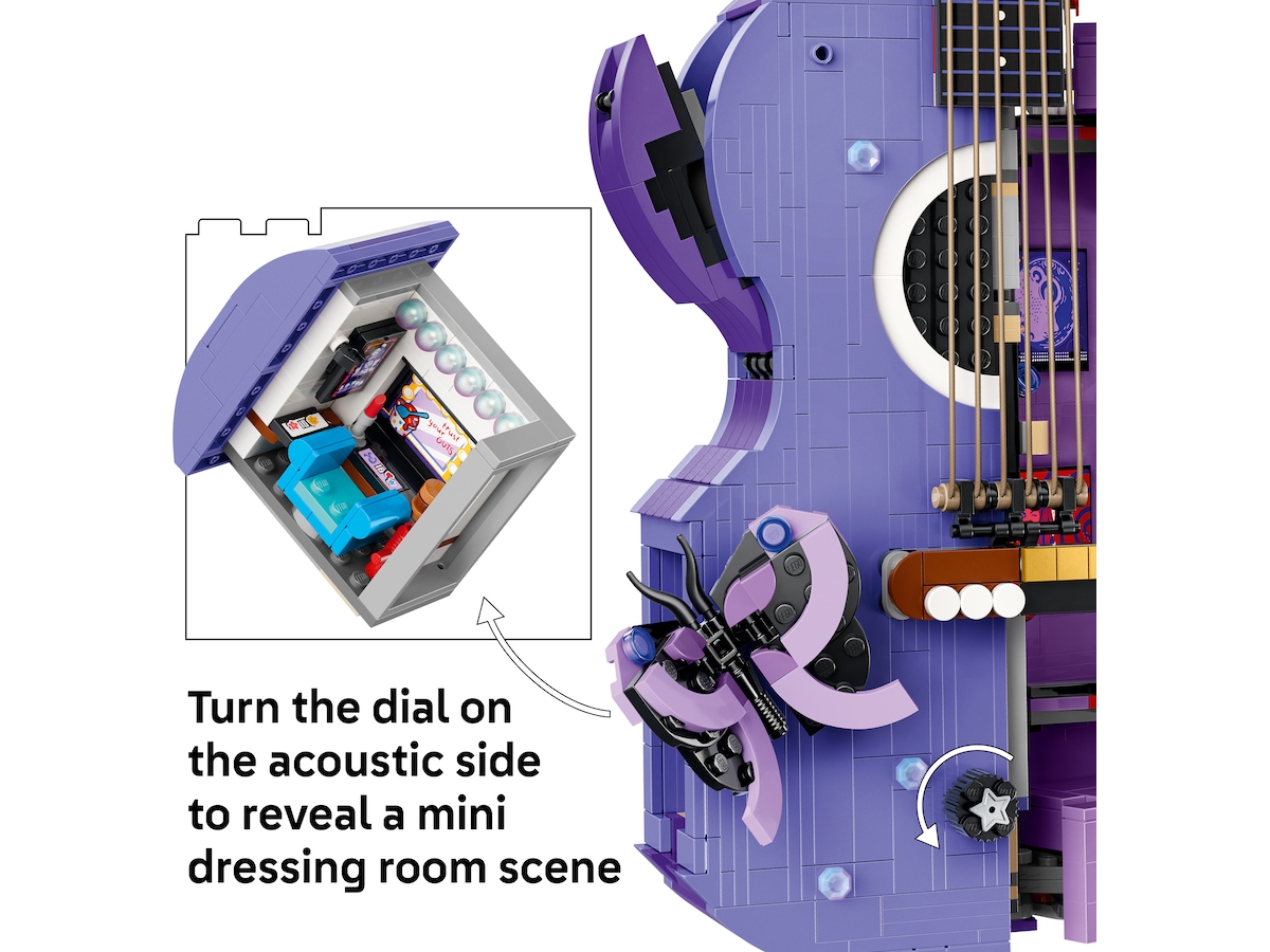 LEGO Editions Music Olivia Rodrigos tvåfärgade gitarr 43031 LEGO