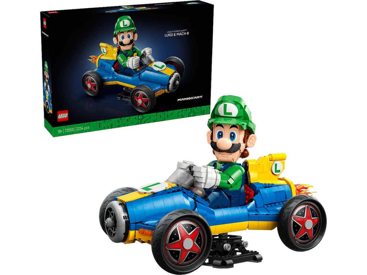 LEGO Super Mario Mario Kart – Luigi och Mach 8 72050 LEGO