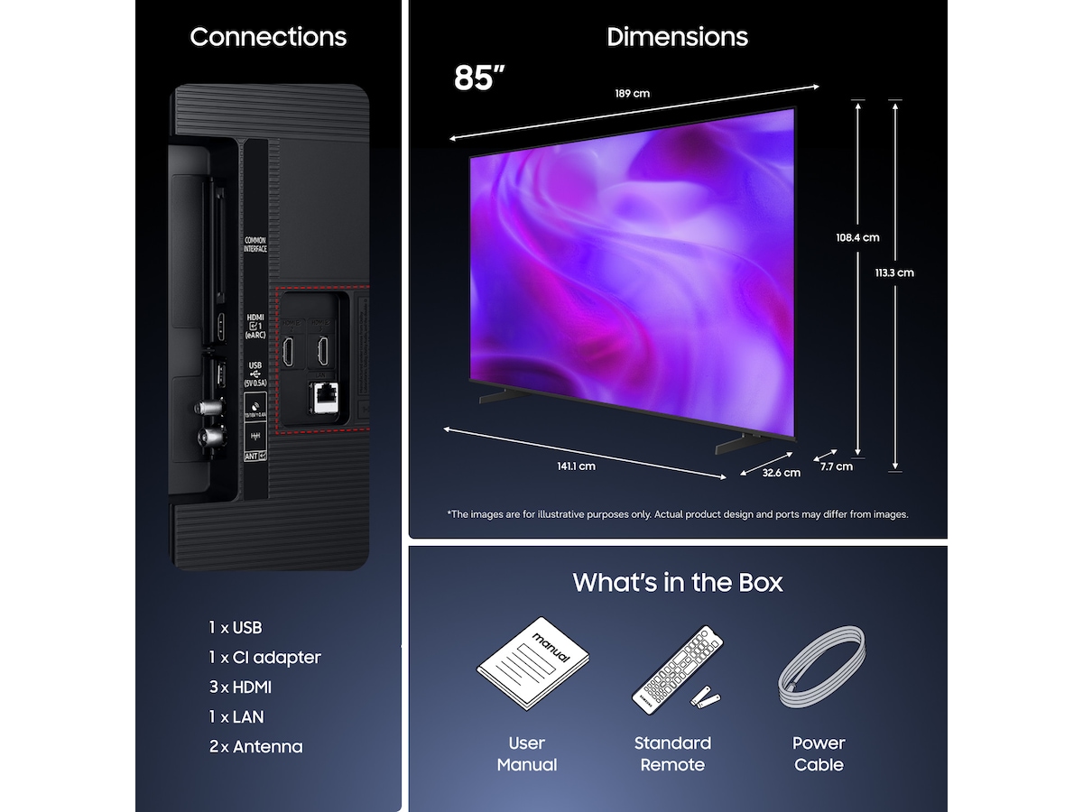 Samsung 75" U7005H Crystal UHD 4K Smart TV (2026) 70 - 79 tums TV