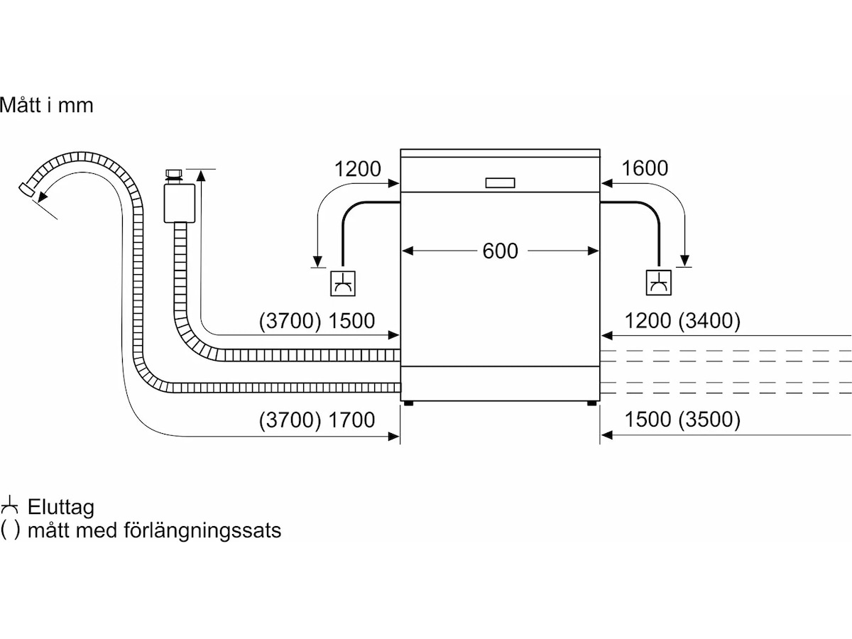 iQ500, Helintegrerad diskmaskin, 60 cm, XXL Integrerad diskmaskin