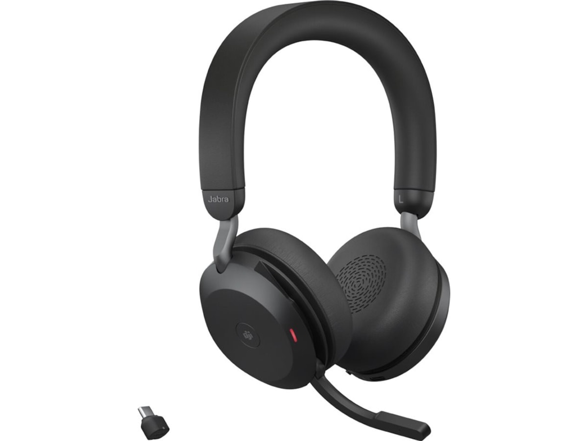 Jabra Evolve2 75, Link380c MS Stereo Stativ svart Headset