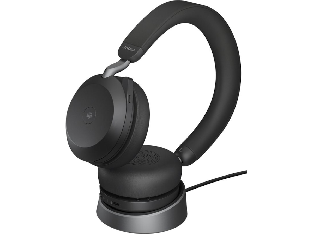 Jabra Evolve2 75, Link380c MS Stereo Stativ svart Headset