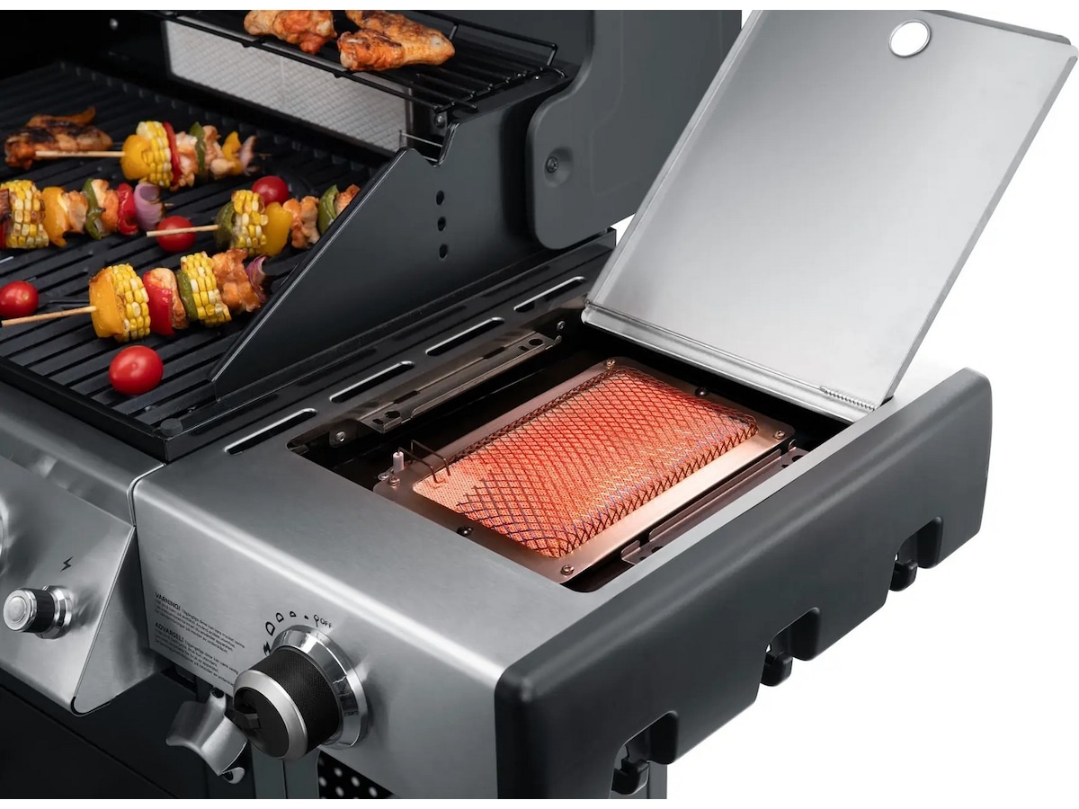 Austin and Barbeque Gasolgrill med flera brännare och funktioner Utomhusgrillar