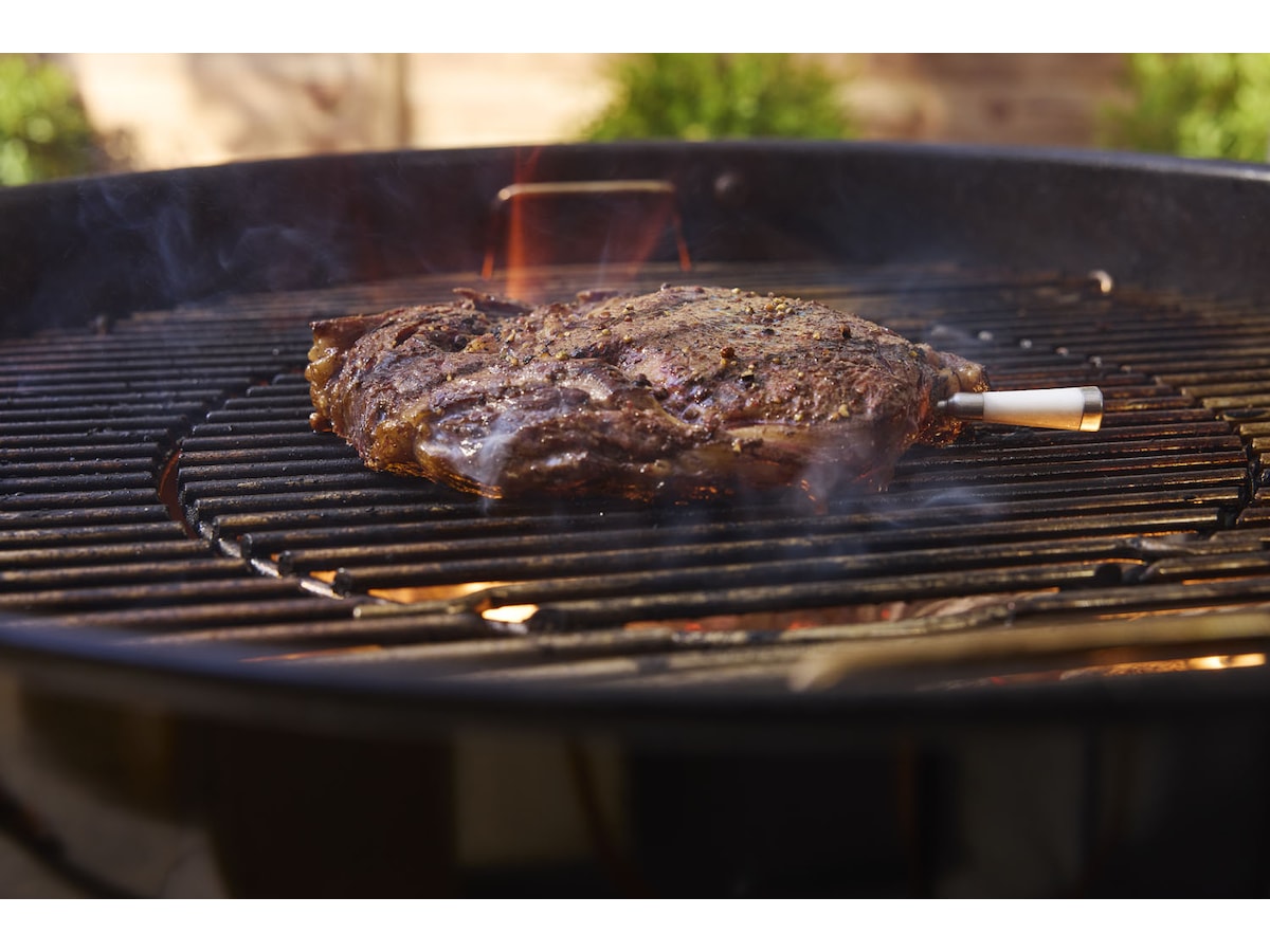 Weber Smart Trådlöst Köttermometer och Laddare Grillverktyg och tillbehörssats