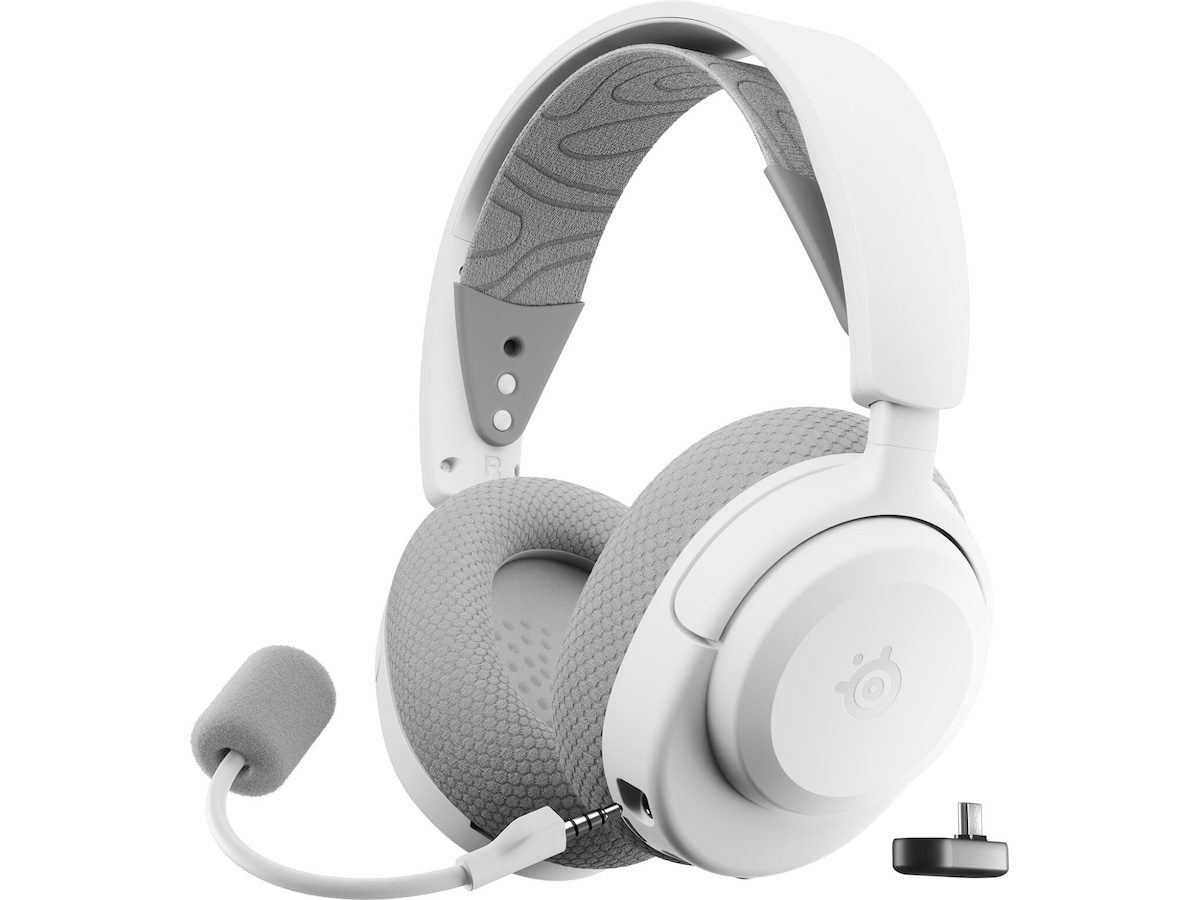 Steelseries Arctis Nova 3 WL trådlöst gaming-headset (vit) Gamingheadset