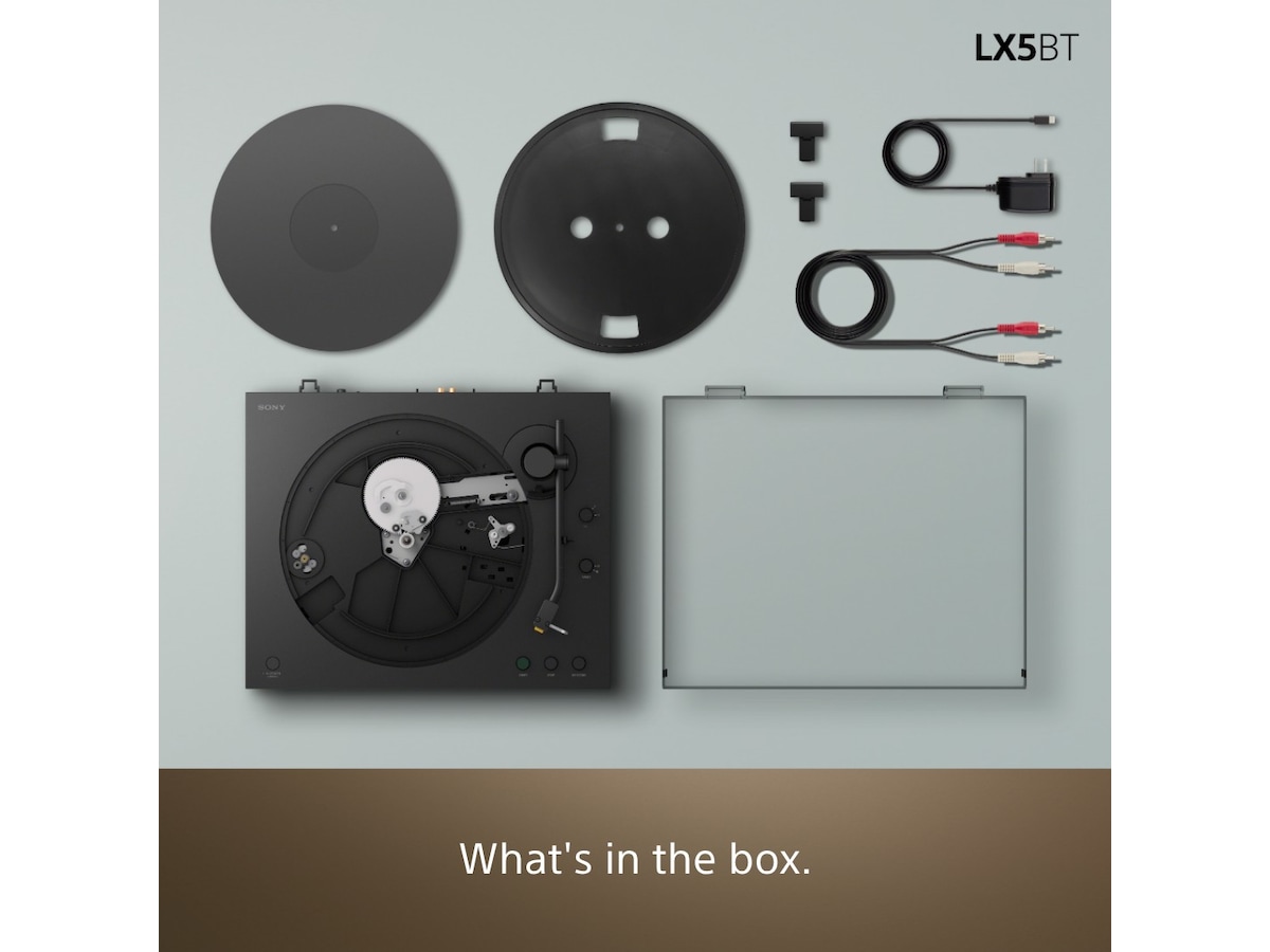 Sony PS-LX5BT trådlös Bluetooth-skivspelare med automatisk uppspelning Skivspelare