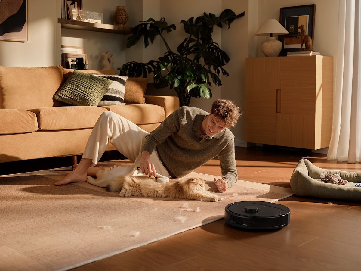 Roborock Qrevo S Pro robotdammsugare 18500 Pa (svart) Robotdammsugare