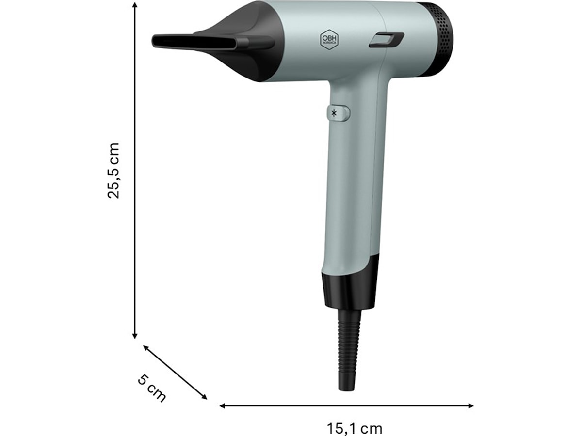 Tiny Hairdryer BLDC-motor  Grön NY7120N0 Hårvård & styling