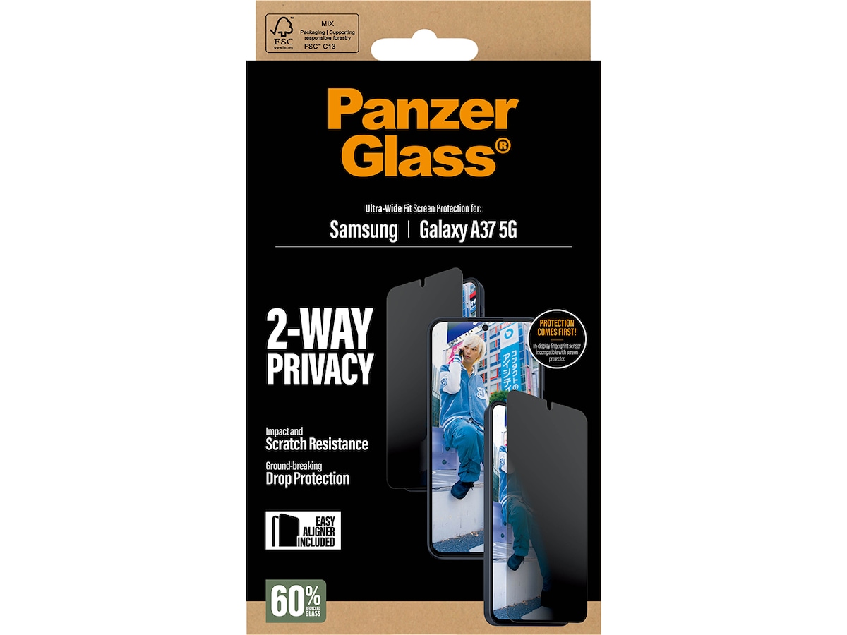 PanzerGlass Galaxy A37 5G Privacy Skärmskydd Skärmskydd
