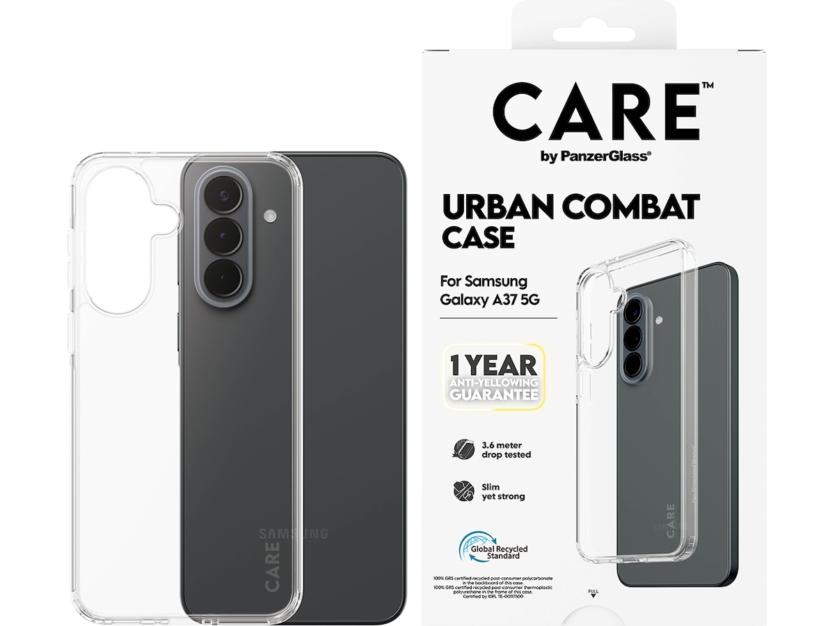 PanzerGlass CARE Galaxy A37 Urban Combat skal (genomskinlig) Skydd