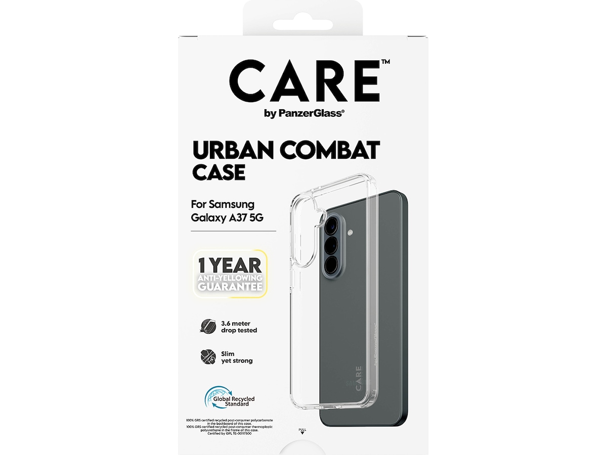 PanzerGlass CARE Galaxy A37 Urban Combat skal (genomskinlig) Skydd
