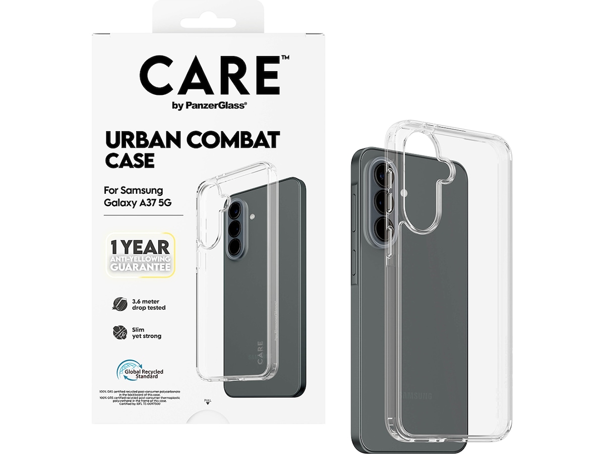 PanzerGlass CARE Galaxy A37 Urban Combat skal (genomskinlig) Skydd