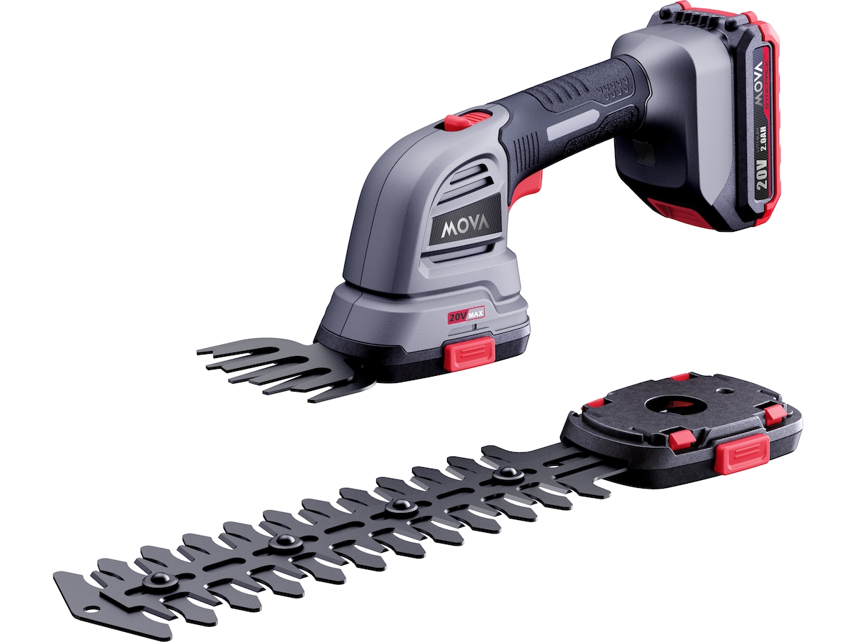 MOVA GGS20 grässax & häcksax 2-i-1 20V 2.0Ah Häcksaxar