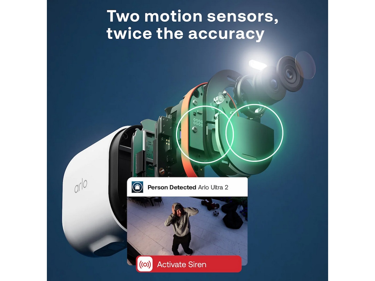 Arlo Ultra 3 4K övervakningskamera 4-pack Övervakningskamera