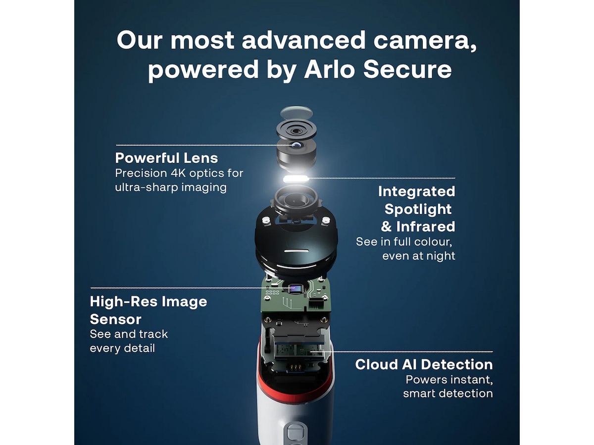 Arlo Ultra 3 4K övervakningskamera 4-pack Övervakningskamera