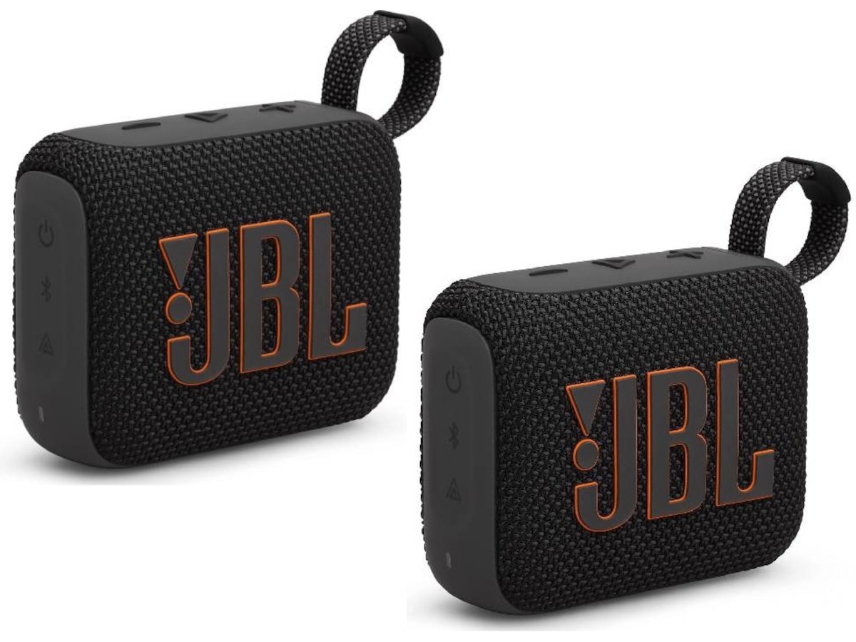 JBL GO 4 Trådlös bluetooth-högtalare (svart) 2-pack Trådlös / Bluetooth högtalare