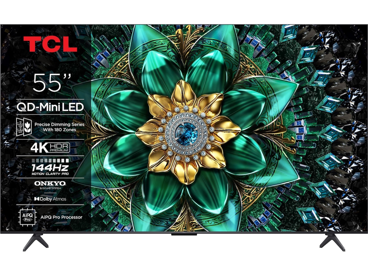 TCL 55" Q6C Premium QD-MiniLED TV (2026) 50 - 59 tums TV