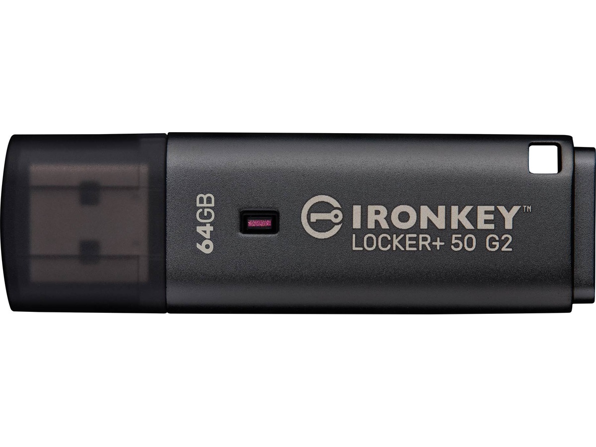 Kingston IronKey Locker+ 50 G2 USB-minne 64 GB USB-minnen
