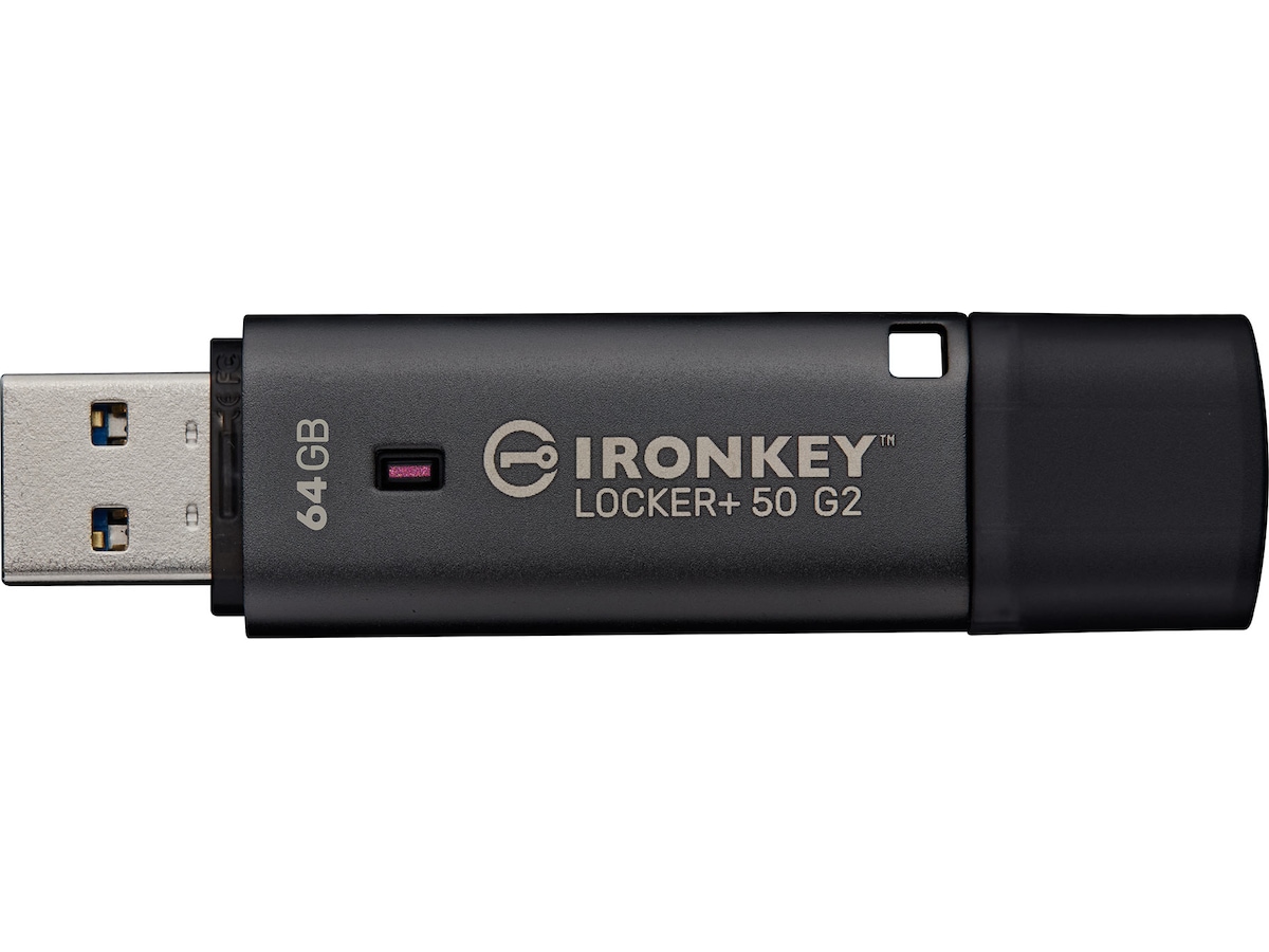 Kingston IronKey Locker+ 50 G2 USB-minne 64 GB USB-minnen