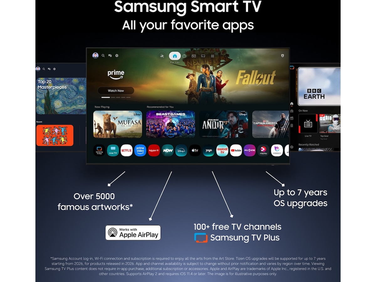 Samsung 85" R95H Micro RGB 4K Smart-TV (2026) Över 80 tums TV