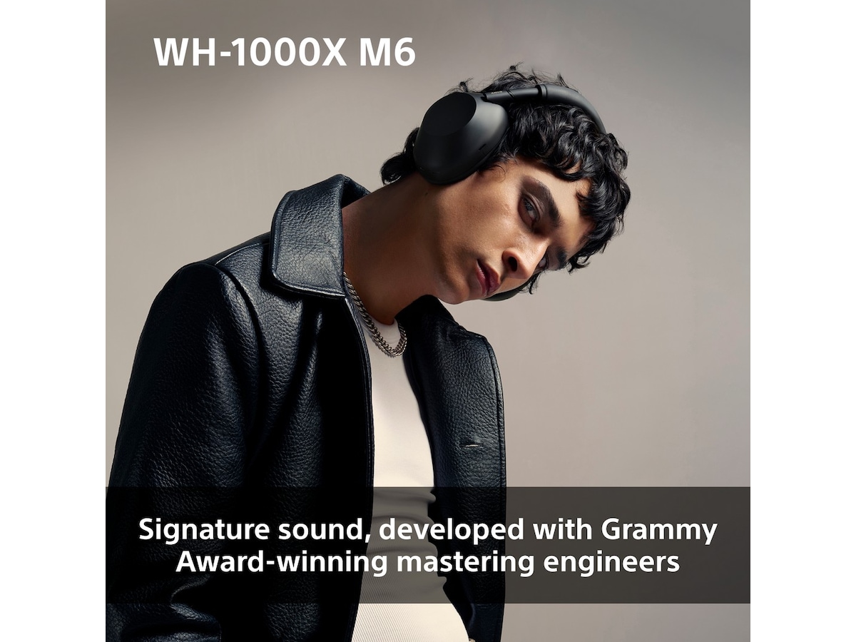 Sony WH-1000XM6 trådlösa hörlurar, over-ear (svart) + Sony WH-CH520 Hörlurar