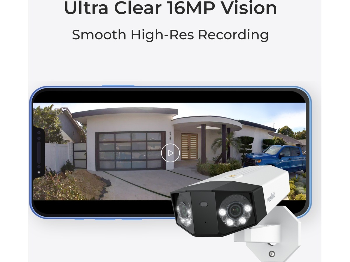 Reolink Duo 3 PoE 16MP utomhus säkerhetskamera Övervakningskamera