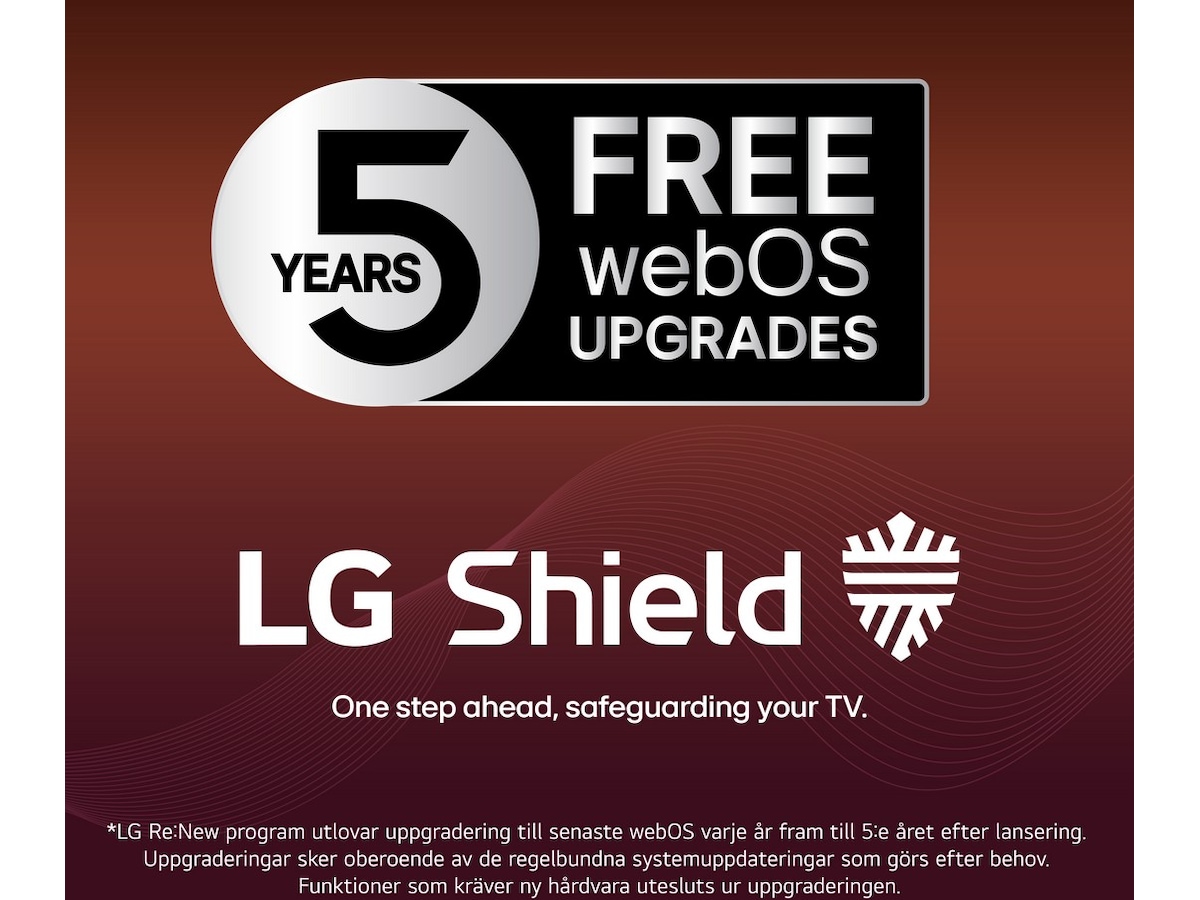 LG 83" G64 OLED evo 4K Smart TV (2026) Över 80 tums TV