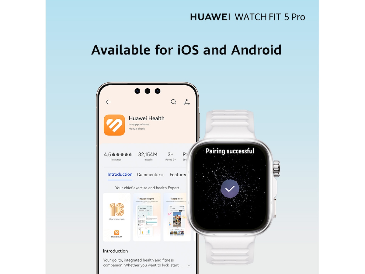 Huawei Watch Fit 5 Pro 44 mm (orange) Smartwatches